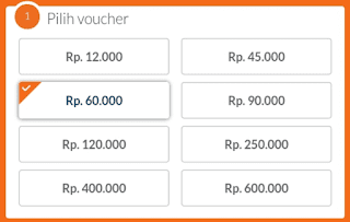 Pilih voucher