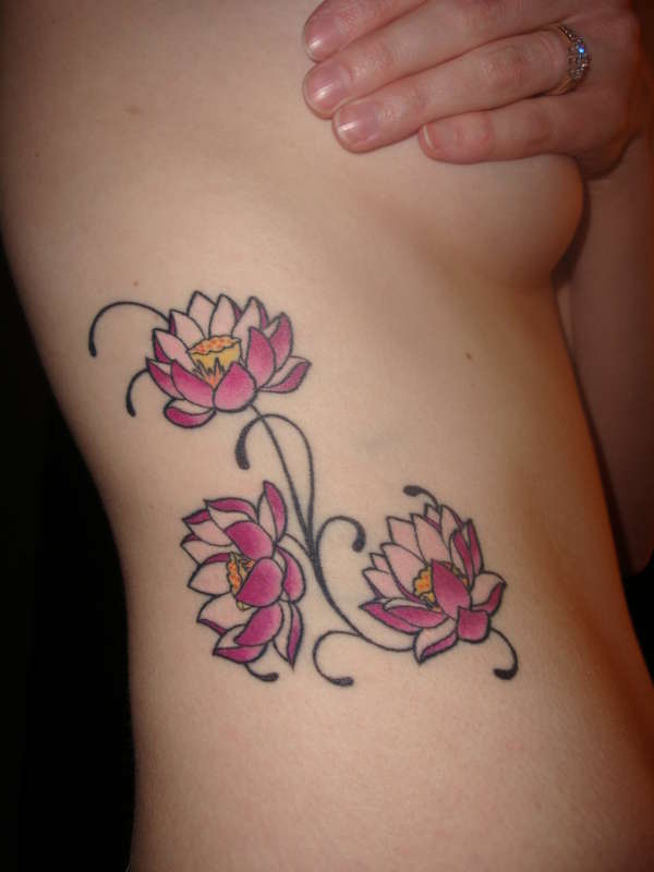 Sexy Lotus Flower Tattoos