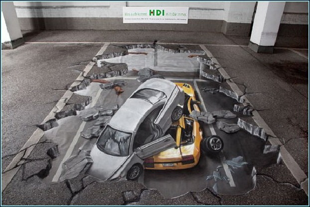 Street Art 3D cars 03