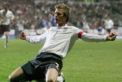 David Beckham Goal Celebration