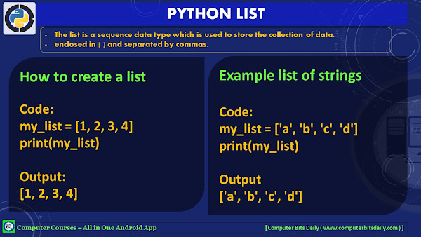 PYTHON List - Introduction and Example