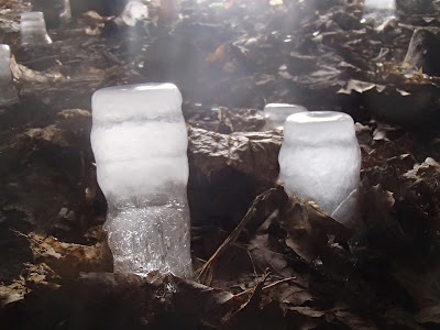 Zakrzówek, Skałki Twardowskiego, Jaskinia Twardowskiego, lodowe stalagmity