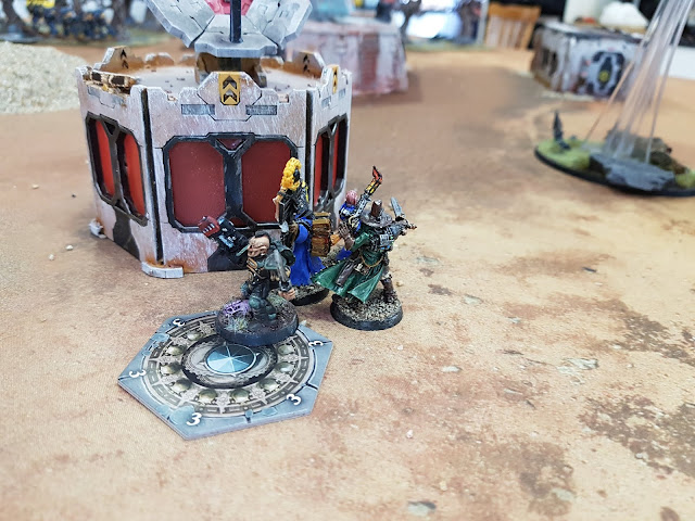 Warhammer 40k battle report - Eternal War - Vital Intelligence - 1500 points - Inquisition and Militarum Tempestus vs Space Wolves