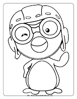 Pororo penguin coloring pages