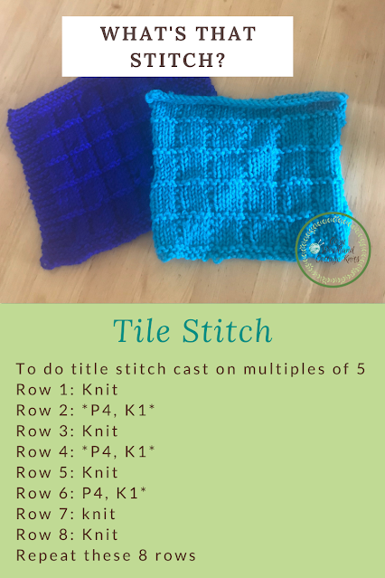 Picture of learn how to knit tile stitch