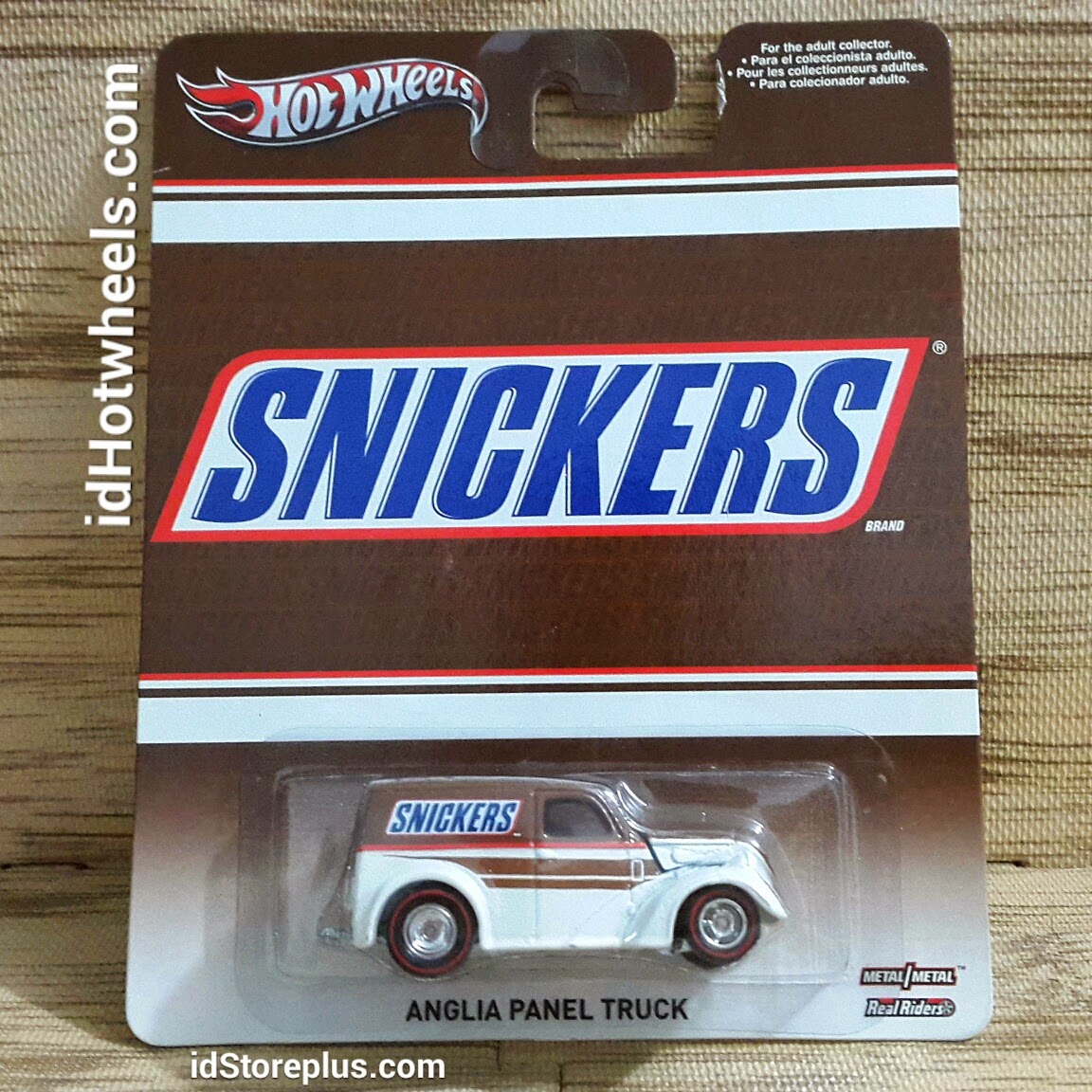 HOT WHEELS 2014 ANGLIA PANEL TRUCK SNICKERS REAL RIDERS