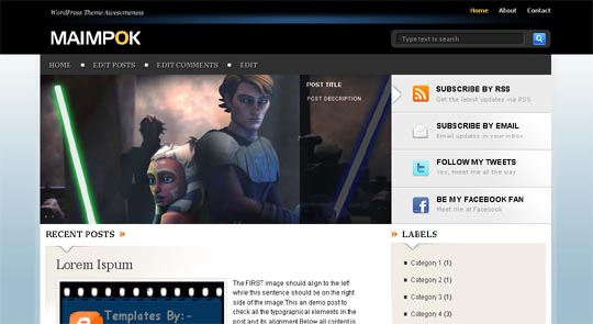 Best Blogger Templates Best Blogspot themes 2010 Wordpress themes