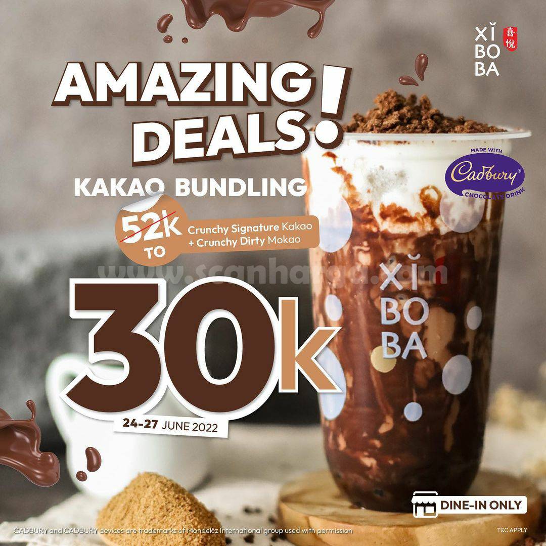 XIBOBA Amazing Deals! Promo Kakao Bundling Cuma Rp. 30RB