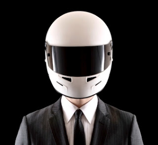 motorcycle helmet business suit