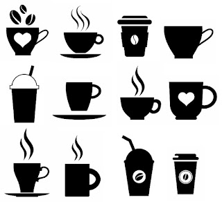 Coffee Cup svg,cut files,silhouette clipart,vinyl files,vector digital,svg file,svg cut file,clipart svg,graphics clipart