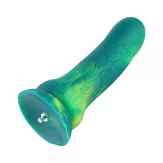 Hismith 9.5" Slightly Curved Crack-Textured Fantasy Dildo - Hismith Uk