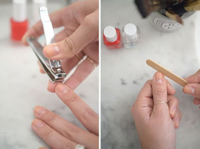 Trim and file your Nails