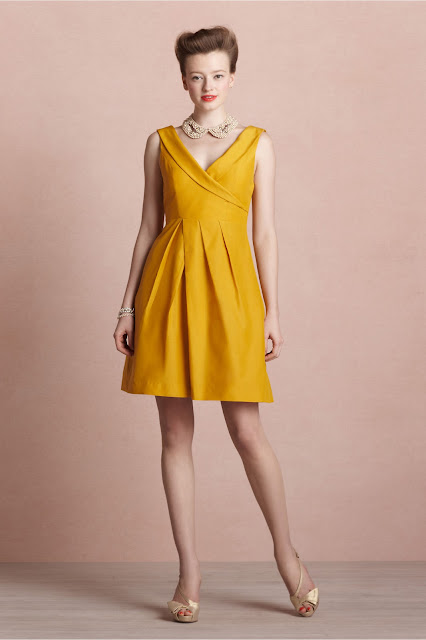 yellow Bridesmaid Dresses by BHLDN