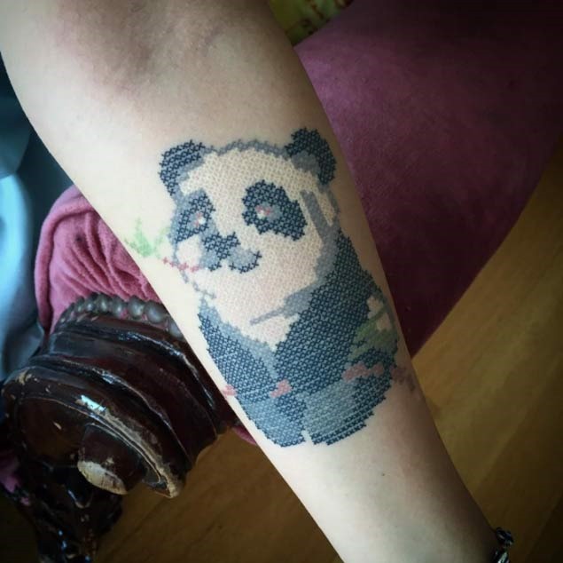 Este precioso panda