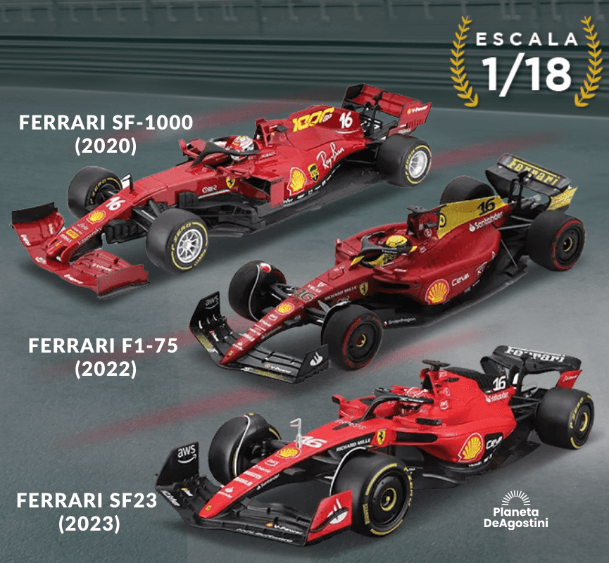 los grandes ferrari f1 1:24 regalo para suscriptores premium