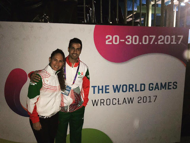 Los representantes de México en Squash de Juegos Mundiales 2017, Samantha Terán y César Salazar, fueron eliminados en octavos de final