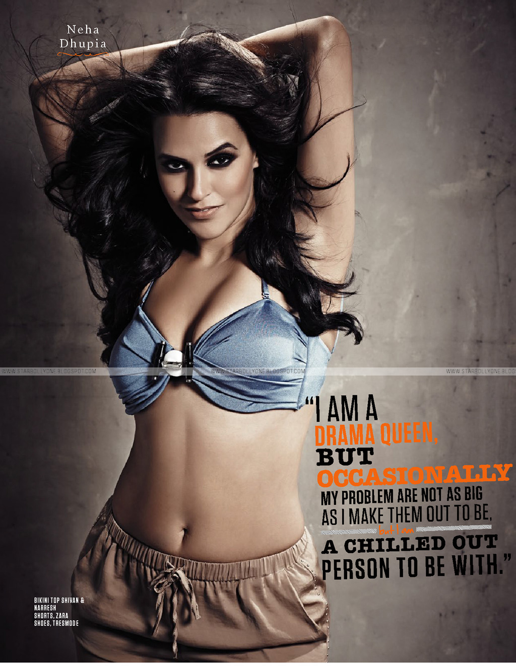 Neha Dhupia Hot FHM Feb 2013 Photoshoot - Star BollyOne