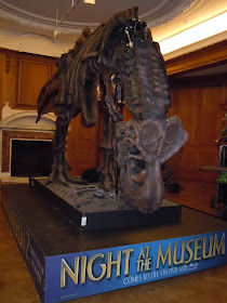 Night at the Museum 2 dinosaur prop