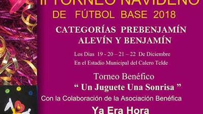 Fútbol base solidario 2018 en Telde, Gran Canaria