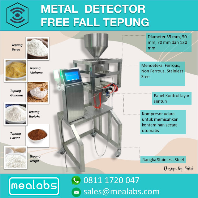metal detector tepung