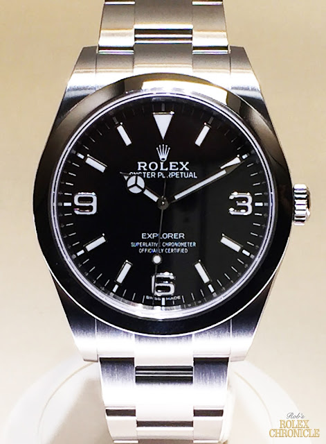 photo of Rolex Explorer Display at Baselworld 2016