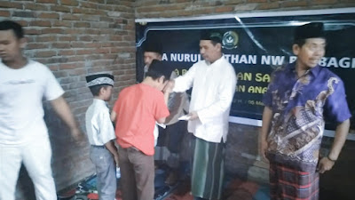 Gandeng Lazah NW, LKSA NW Montong Tangi Santuni Anak Yatim dan Terlantar