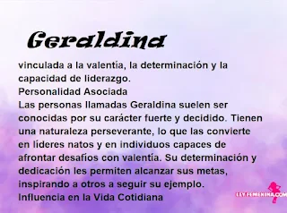 significado del nombre Geraldina