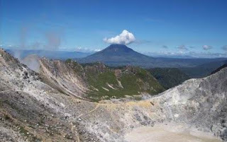 Beautiful Mountain Sibayak in Karo Land 