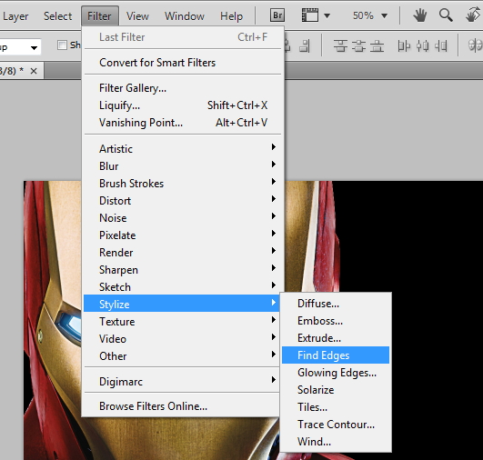 Cara Membuat Efek Kapur di Photoshop