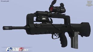 arma3用Operation Frenchpointフランス軍MODのFAMAS F1