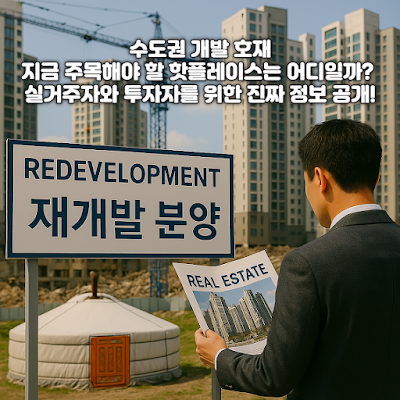 수도권 개발 호재, 지금 주목해야 할 핫플레이스는 어디일까