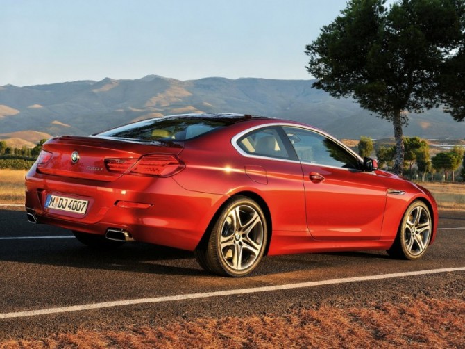 2012 BMW 6-Series Coupe Price and Gallery rear angle view