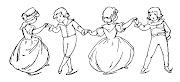 Free Vintage Clip ArtVintage Dancing Children Clip Art