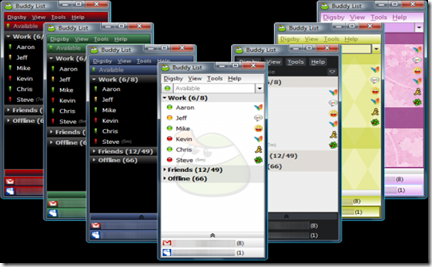 Display multiple chat windows