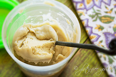 Non-dairy roasted banana ice cream- vegan and gluten-free