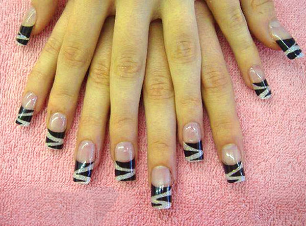 Zebra Nail Designs - Acrylic Nails |Tattoos Photos Design Gallery