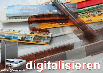 Negativfilme im Ordner digitalisieren auf HDD KRONBERG ScanService