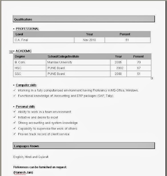 Simple Cv Format For Freshers In Word Free Download : Simple Resume Format For Freshers In Word File.137085913 ... / You can use this template for personal and corporate use.