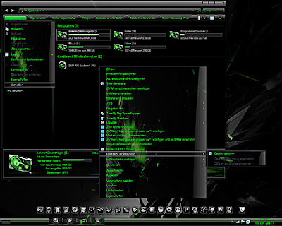 TEMA WINDOWS 7 TOXIC GREEN COOL