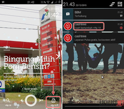 Buka Lockscreen Dapat Pulsa Gratis