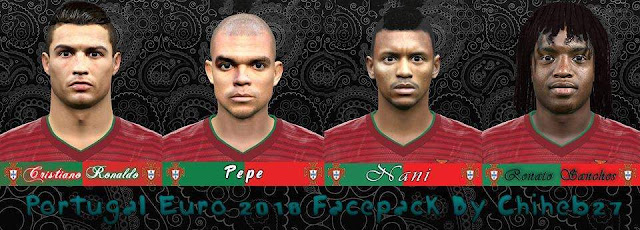 PES 2016 Portugal Euro 2016 Facepack