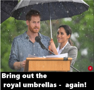 Bring out the royal umbrellas — again!