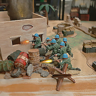 Wargame in a bag by Nick Grant. Free wargame rules for army men