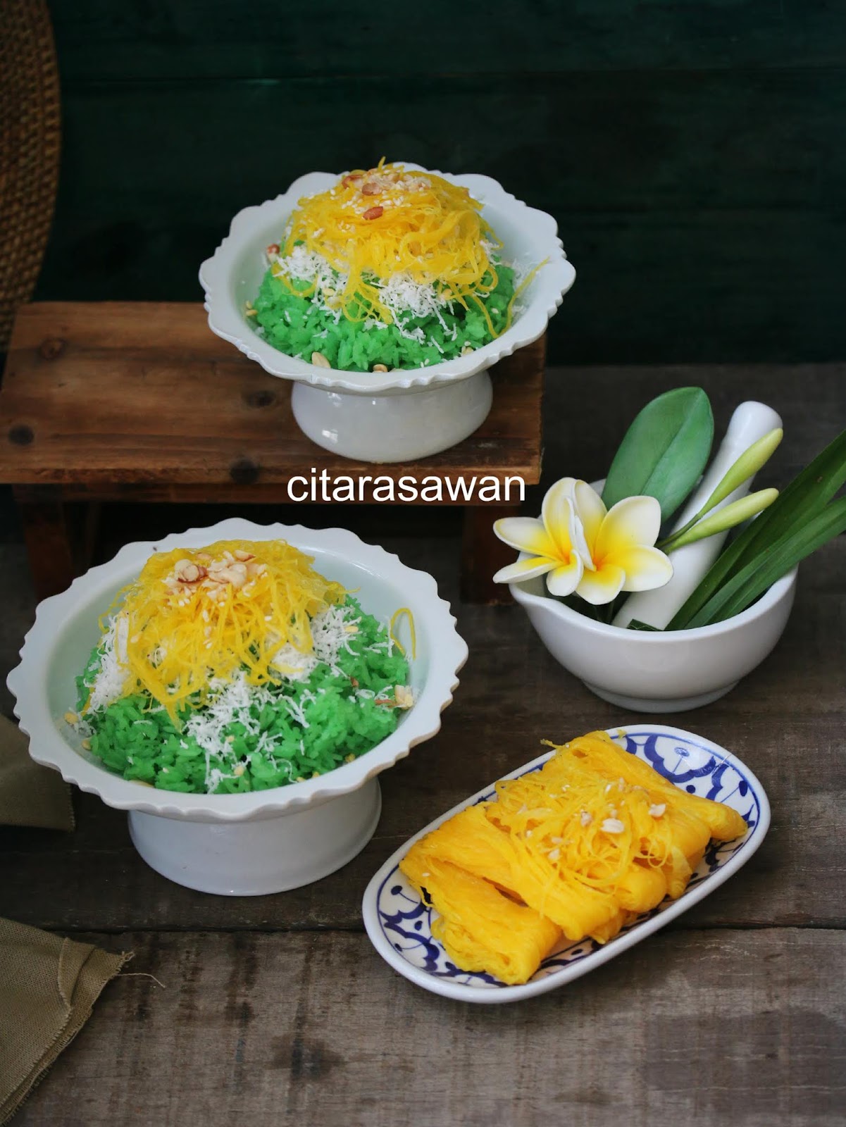 Pulut Pandan Jala Mas ~ Resepi Terbaik