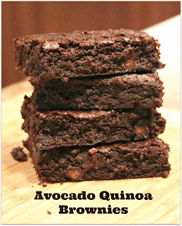 Avocado Quinoa Brownies from Jenn's Random Scraps