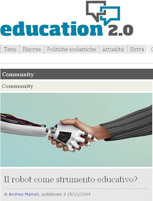 Il robot come strumento educativo?