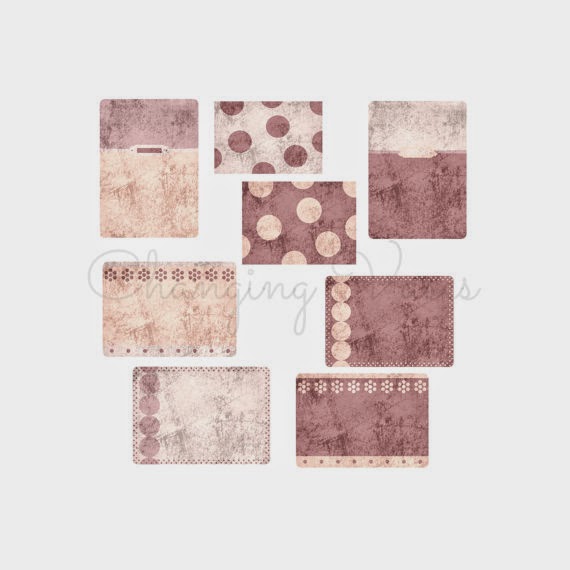 Free Digital Scrapbooking Supplies -  Journal Cards and Tags