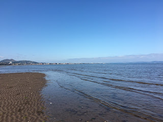 The Firth of Forth on a sunny day.