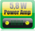 5,8watt amplifier schematics