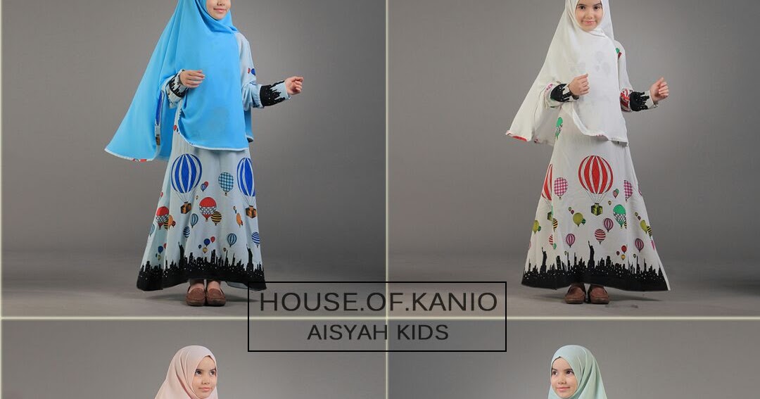 Jual Baju  Hijab Anak  anak  Aisyah Kid By Kanio